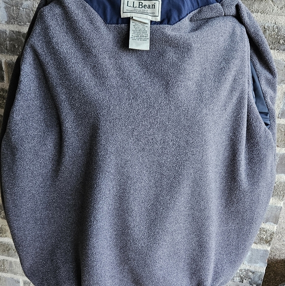 LL Bean Fleece Lined Jacket Sz Large - Picture 8 of 10